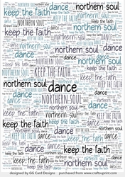 Northern Soul Backing paper