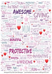 Mum backing paper
