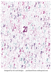 21 Backing paper pink
