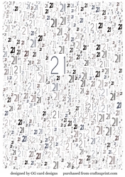 21 Backing paper black