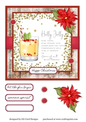Christmas holly jolly cocktail