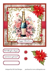 Christmas champagne