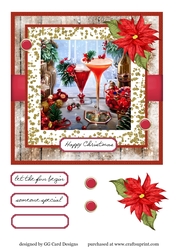 Christmas cocktails vintage