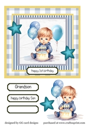 1st Birthday Boy