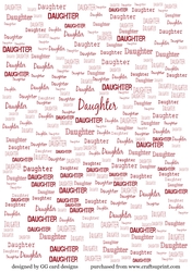 Daughter word BP red