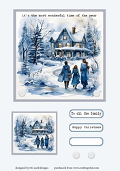 Christmas Family Scene
