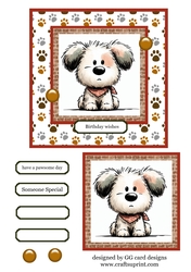 Cute Puppy Birthday