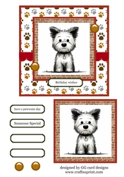 westie Puppy Birthday