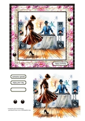 dancing lady Birthday