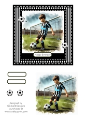 Football Birthday Newcastle United