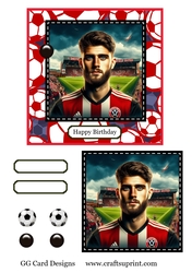 Football topper sheffield united man