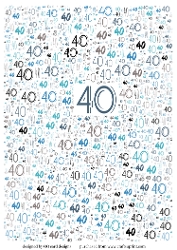 40 bp blue