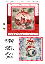football Christmas Bauble Notts Forest