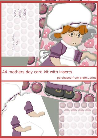 Mothers Day A4 Card Kit