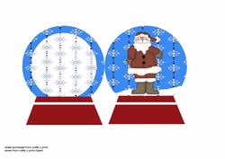 Santa in Snowglobe