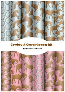 Cowboy & Cowgirl Papers