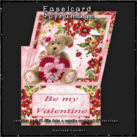 Be My Valentine Easelcard 111