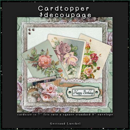 So Many Roses Cardtopper with Inlet 120