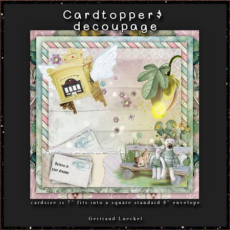 You Are in My Dreams Cardtopper with Inlet 122