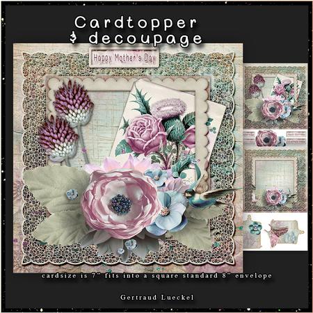 A Flower for You Cardtopper with Inlet 129