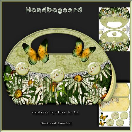 New Size Handbagcard Daisy 108