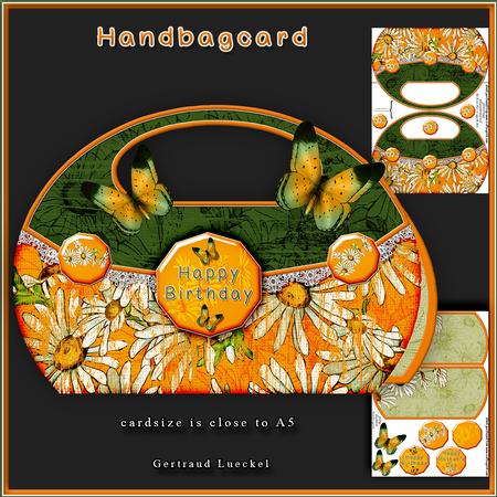New Size Handbagcard Daisy 109
