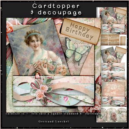 Send You Flowers Cardtopper with Inlet 154