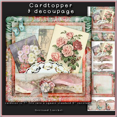 All About Roses Cardtopper with Inlet