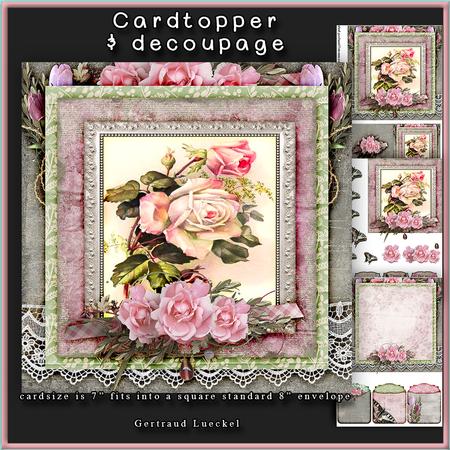 So Lacy Cardtopper with Inlet 167