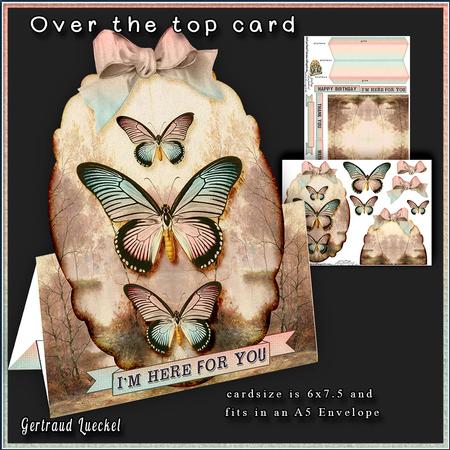 Over the Top Card Butterflies 197