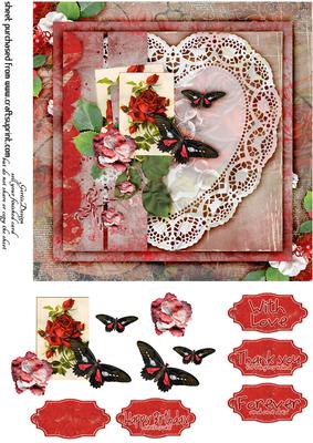 Cardtopper So in Love 163