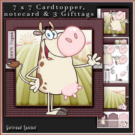 Cardtopper with Inlet 100% Vegan 245