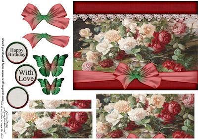 Cardtopper All About Roses 308