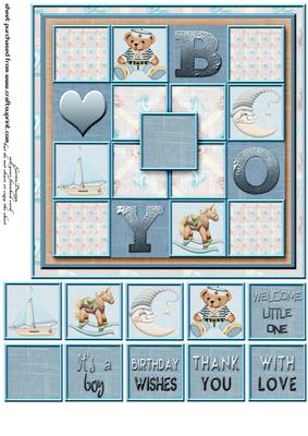 Cardtopper It' S a Boy 327