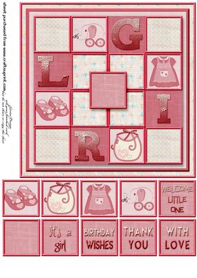 Cardtopper It' S a Girl 328
