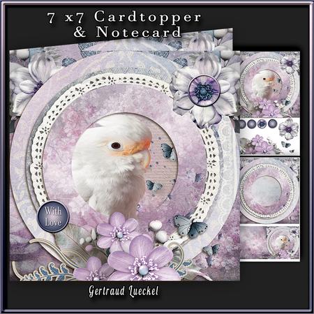 Cardtopper Cockatoo 360