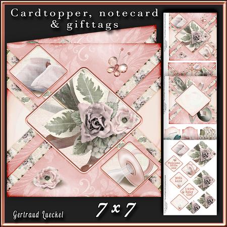 Cardtopper 100% Baby Girl 366