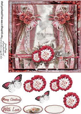 Cardtopper Winter in Love 381