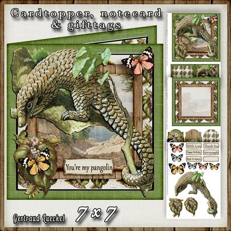 Cardtopper You're My Pangolin 400