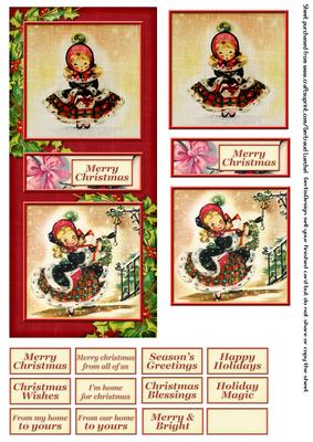 Dl Card All About Christmas 455