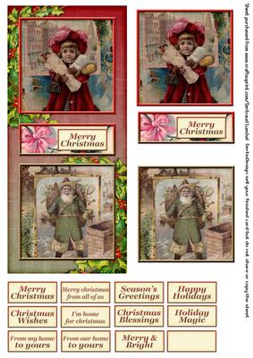Dl Card All About Vintage Christmas 456