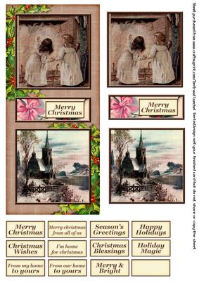 Dl Card All About Vintage Christmas 461