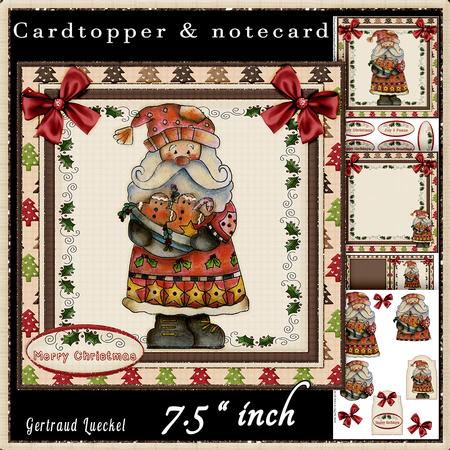 Country Christmas Cardtopper Kit 507
