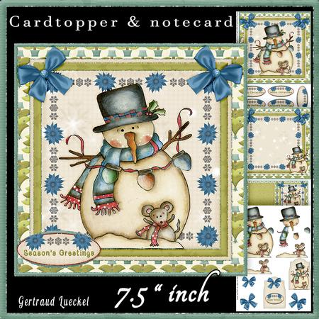Country Christmas Cardtopper Kit 511