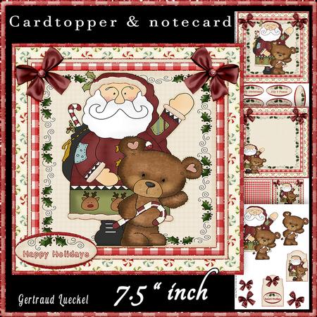Country Christmas Cardtopper Kit 517