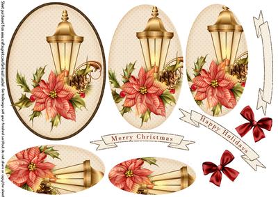 Oval Pyramage Christmas Lantern 101