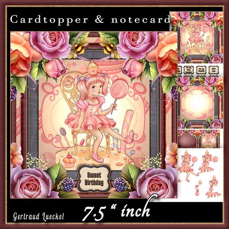 Cardtopper My Little Cupcake 554