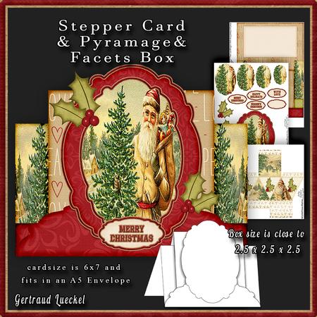 Stepper Card Santa is Coming 573