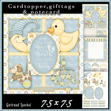 Cardtopper My Little Boy 579