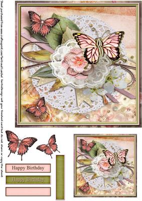 Cardtopper 7" Flowers Inch 116